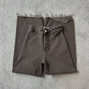 Zara Marine Straight High Waisted Pant